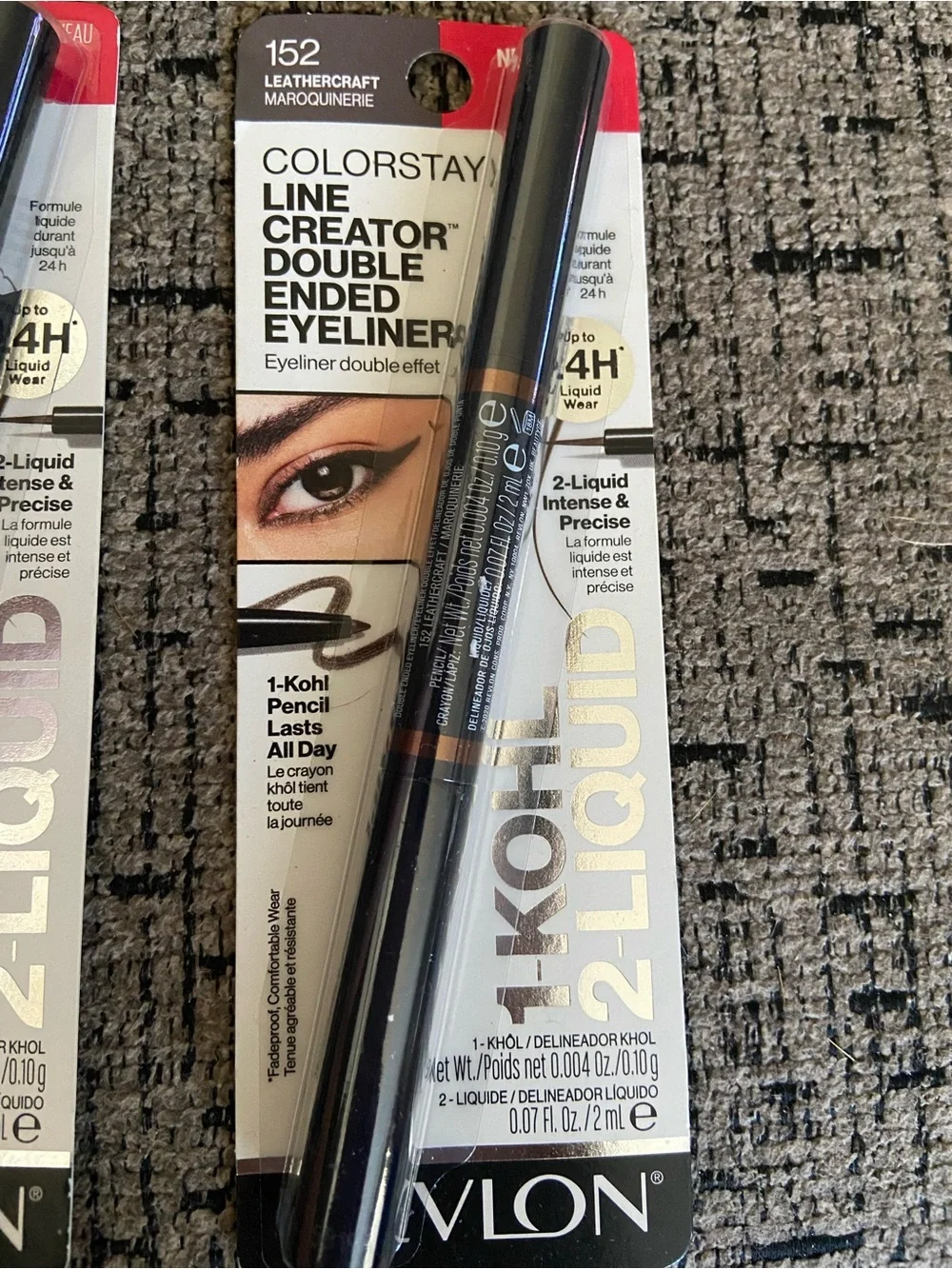Revlon ColorStay Line Creator Double-Ended Eyeliner - Brown/Black #152 Lot of 2